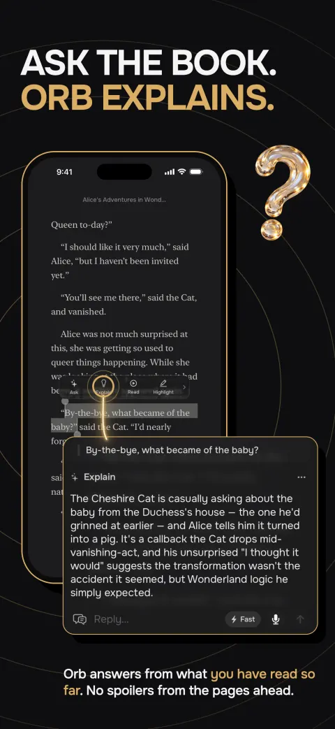 Litra: ask the book, Orb explains